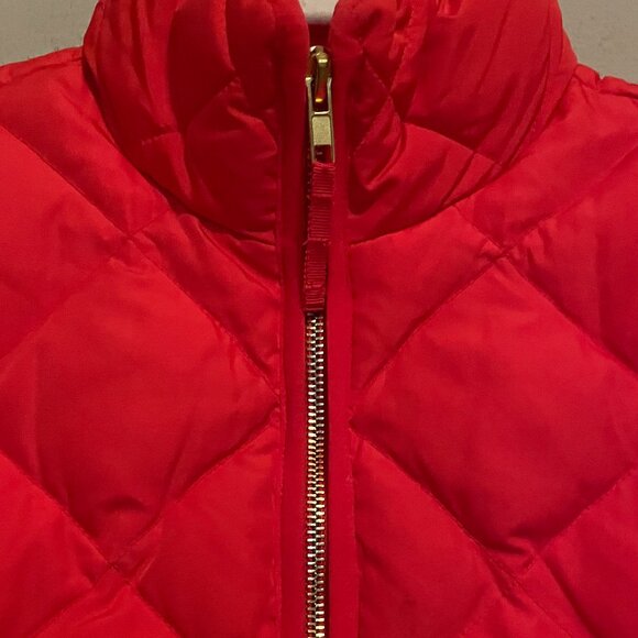 Woolrich, S,  Red, Full Gold Tone Zipper, Puffer, Down Vest - Picture 6 of 10